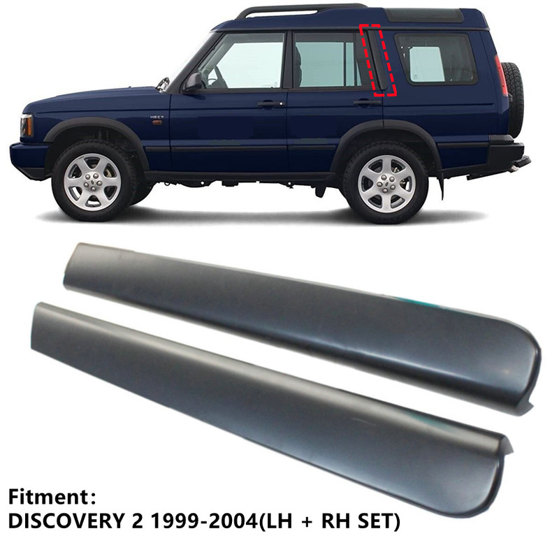 FOR LAND ROVER DISCOVERY II C Pillar POST FINISHER DOOR TRIM MOLDING W/ SCREWS