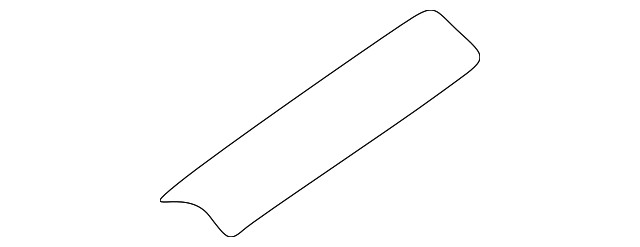 Genuine Mitsubishi Roof Molding Cover 7400A158