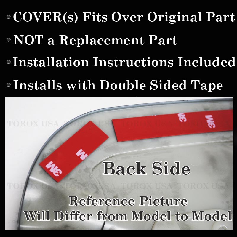 2014 2015 2016 2017 2018 2019 2020 CHEVY Impala GLOSS BLACK Mirror COVERS gallery
