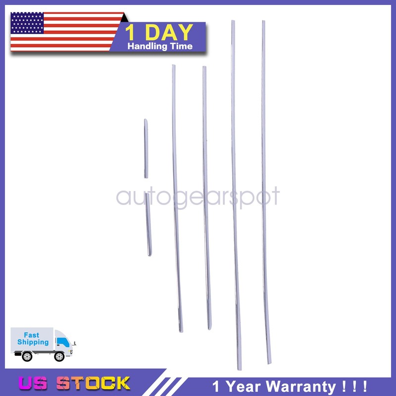 Door Chrome Molding Cover Trim Chrome For 2007-2013 Mercedes Benz S class W221