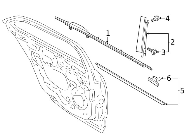 Genuine Ford Applique Retainer W719209-S300 gallery