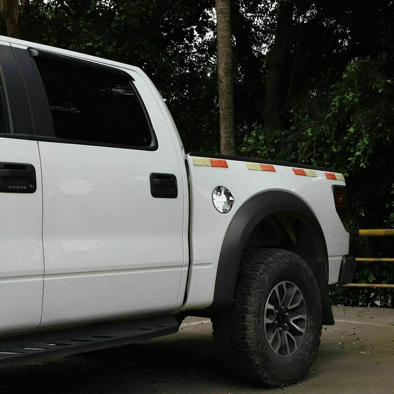 Triple Chrome ABS Fuel Tank Gas Door Cap Cover For Ford F-150 F150 Parts 2009-14 gallery