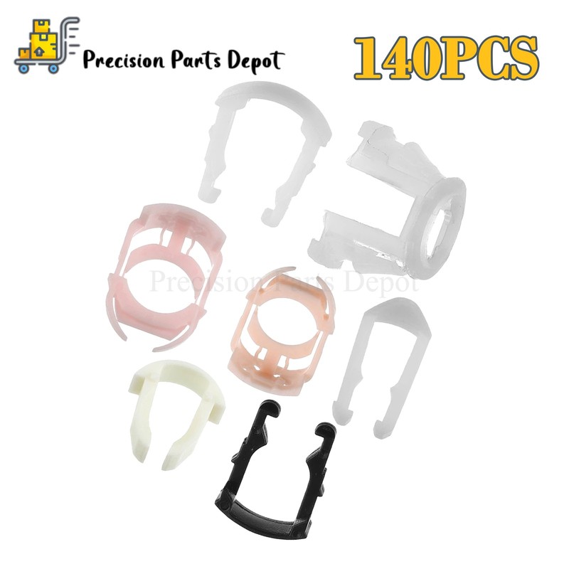 NEW 140PCS Plastic Multicolor Fuel Line Retainer Clip Assortment For Ford