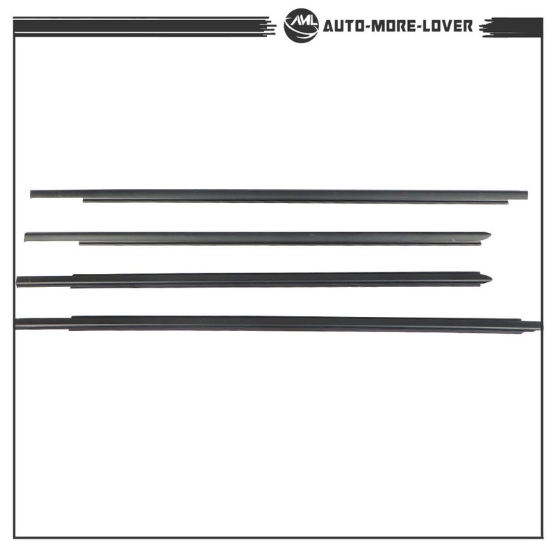 Weatherstrip Window Moulding Trim Seal Belt For 2009-2021 Ram 1500 2500 3500 gallery