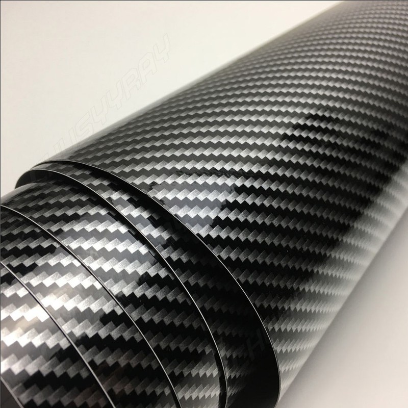 5D Carbon Fiber Texture Matte Black Vinyl Car Wrap Sticker Decal Film Sheet gallery