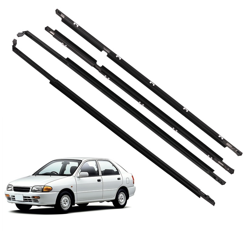 4pcs Outer Weatherstrip Door Belt Set for Toyota Corolla 1995-2002 75710-02050 gallery