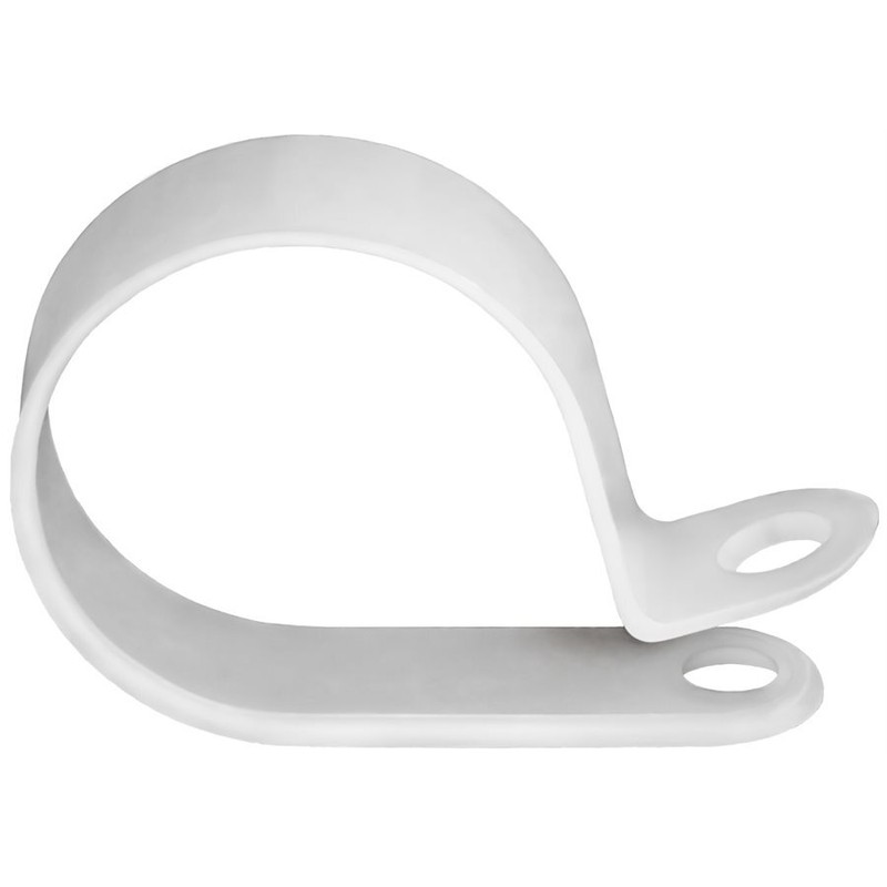 Nylon Tube Clamps, for 1″ OD Tubing, 1/2″ Wide, for 3/16″ Screw (Qty: 25)