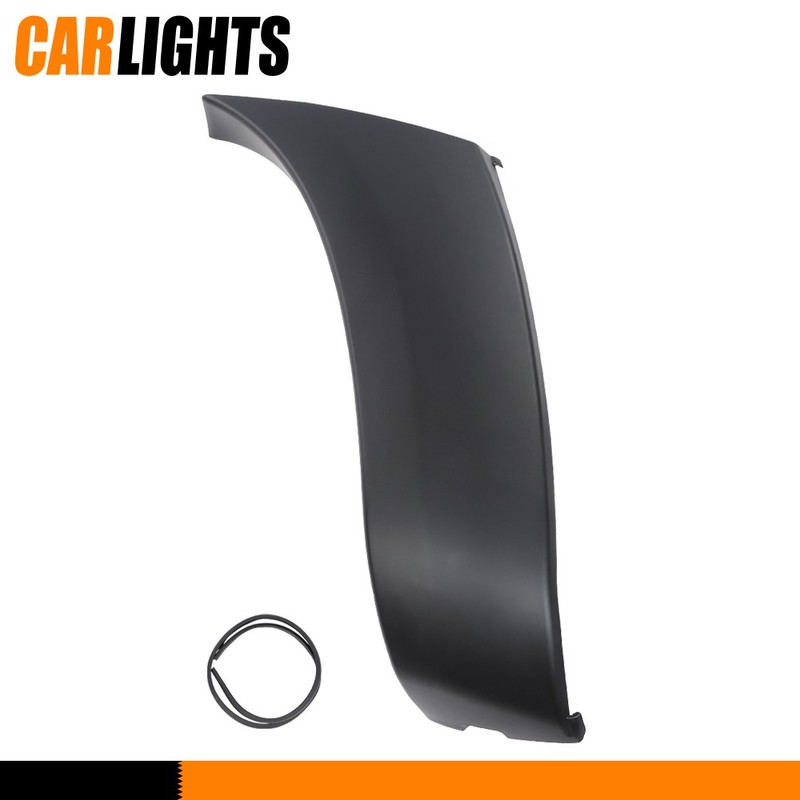 Pair Bumper End Caps Fits 2005-2011 Toyota Tacoma Front Primed Black Left Right gallery