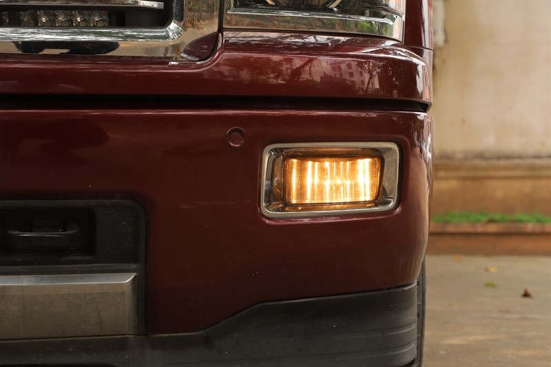 Blackened Car Fog Light Lamp Cover Trim Frame For Ford Chevy Silverado 2014-2018 gallery