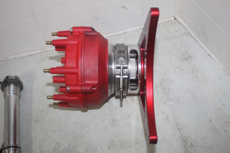 MSD belt drive distributor BBC 8720 8512 drag racing pulling truck mud truck gallery