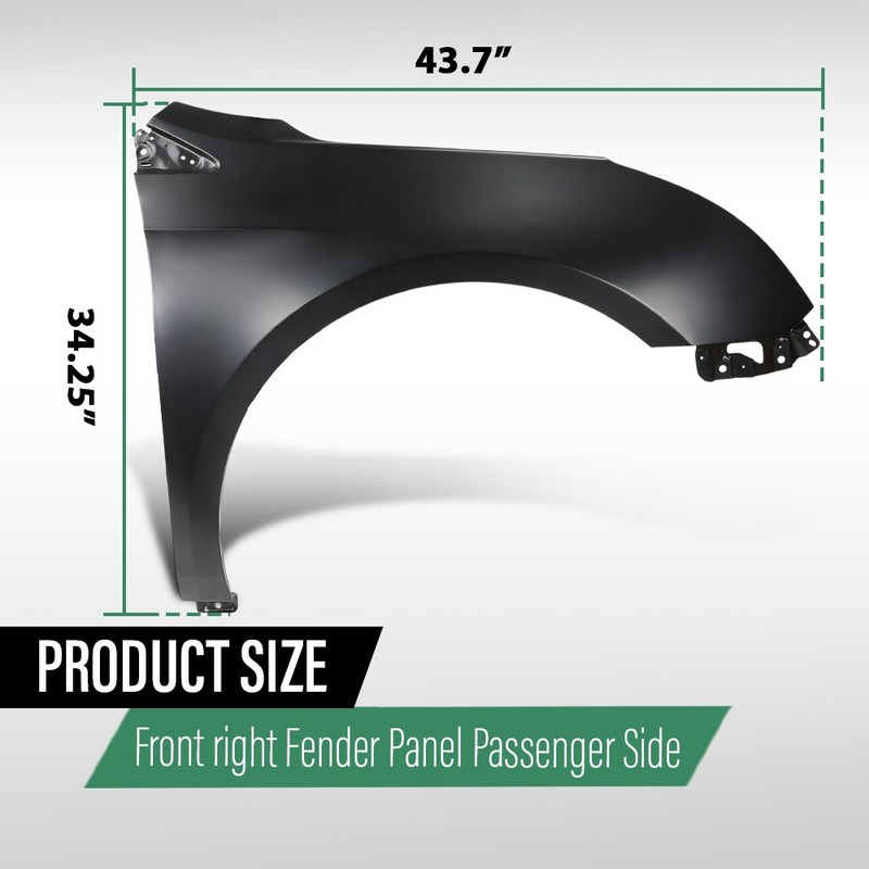 Fender Front Driver/Passenger/Pair Fit For 2013 2014 2015 2016 2017 Cadillac XTS gallery