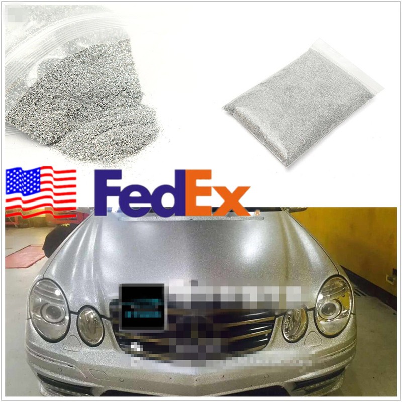 1x 170g Silver Car Paint Powder Metal Flake Additive For Car Painting Decoration