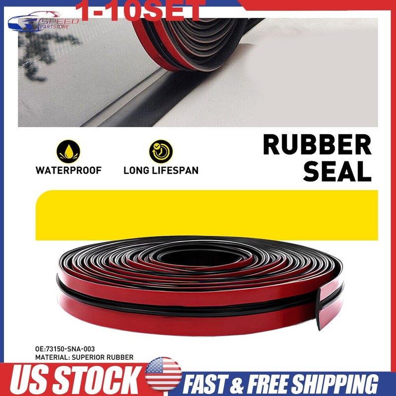 13ft Car Windshield Weather Seal Rubber Trim Molding Cover For Jeep Models 1-10X