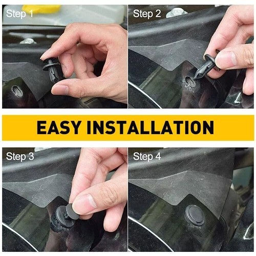 190Pcs Bumper Clips Retainer Rivet Fender Trim Car Auto Push Pin Fastener Panel gallery