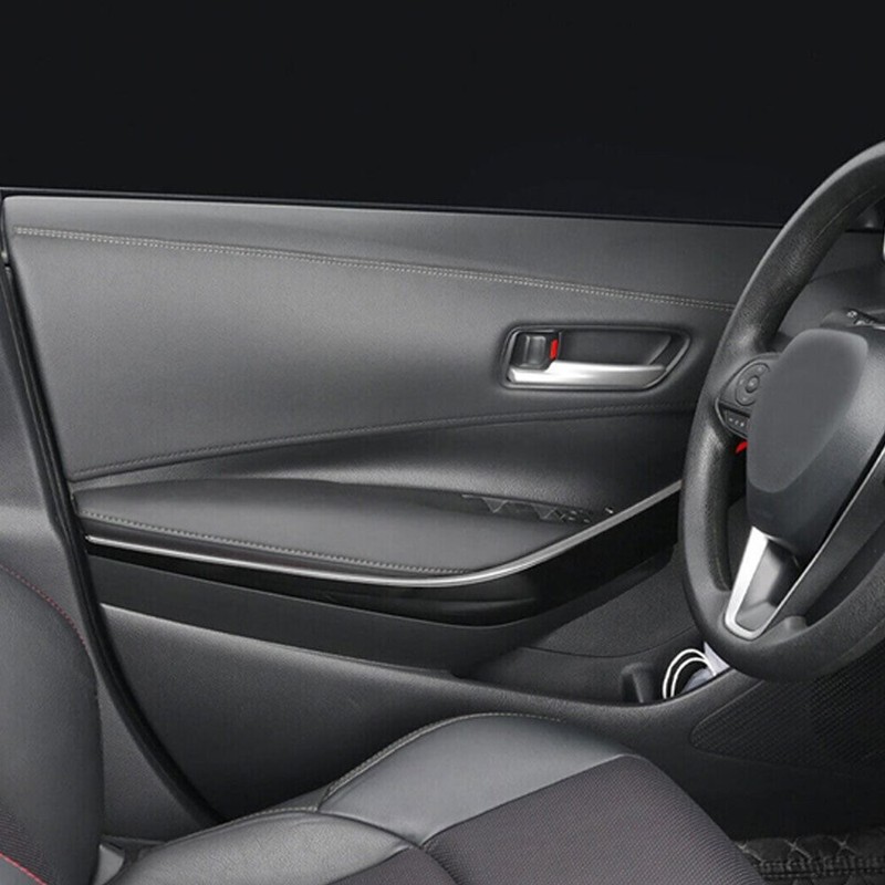 2M PU Leather White Dashboard Decor Line Strip Sticker Moulding Trim Accessories gallery