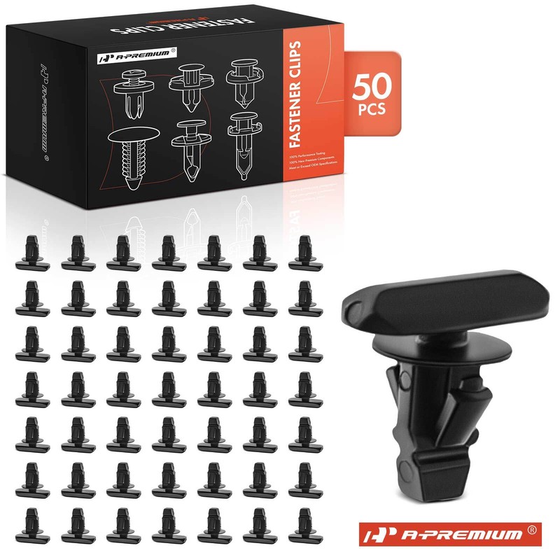 A-Premium 50Pcs 5mm Weatherstrip Door Sub-Seal Clip Fasteners for Honda Accord