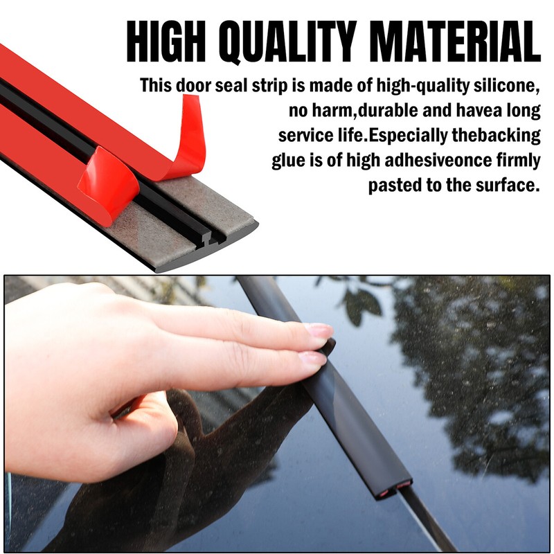 4M T-Shape Universal Car Sunroof Seal Car Windshield Window & Sunroof Seal Strip gallery