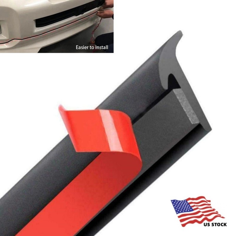 5M T-Shape Car Door Rubber Seal Strip Adhesive Windshield Edge Moulding Sealing
