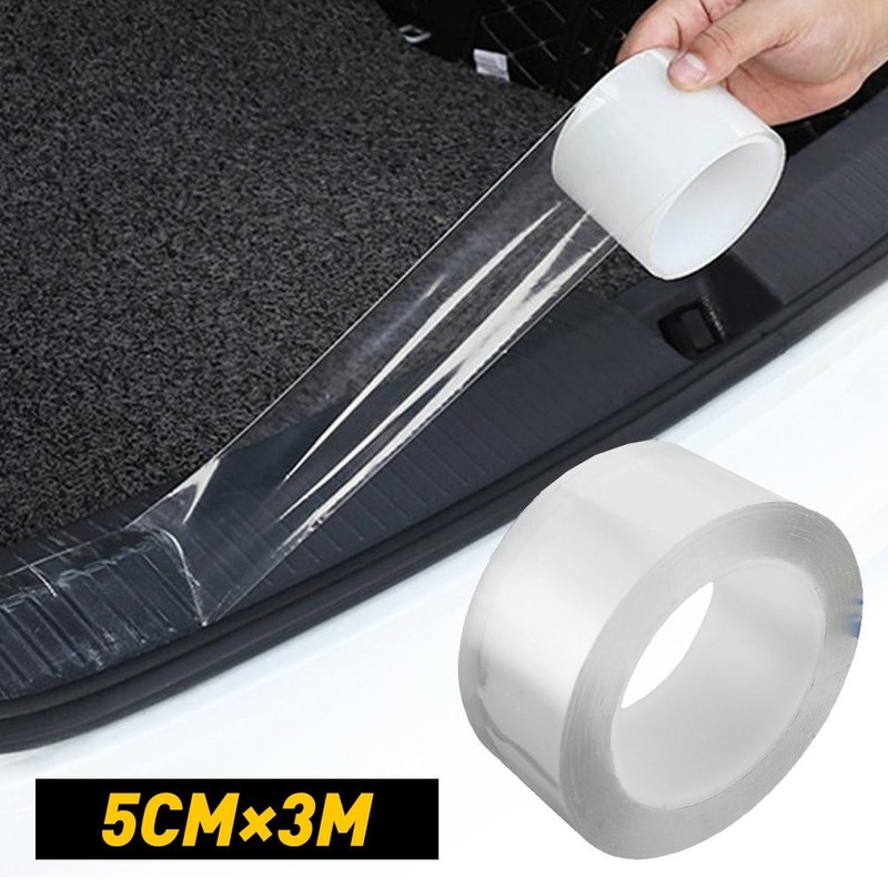 10FT Protector Sill Scuff Cover Car Plate Door Sticker Anti-Scratch Bumper Strip