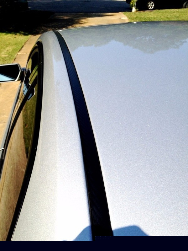 For 2014-2017 CHEVY IMPALA BLACK ROOF TOP TRIM MOLDING KIT