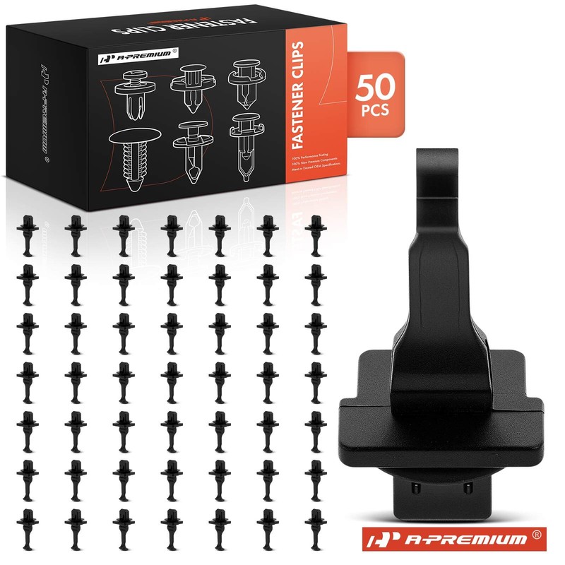 A-premium 50Pcs 7mm x 12mm Nylon Roof Garnish & Pillar Post Trim Clip for Toyota