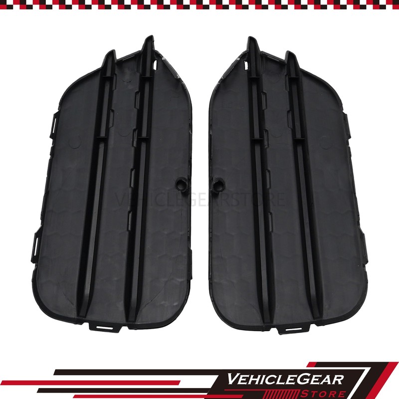 Black Front Left & Right Side Fits Light Cover For 09-17 Volkswagen Tiguan gallery