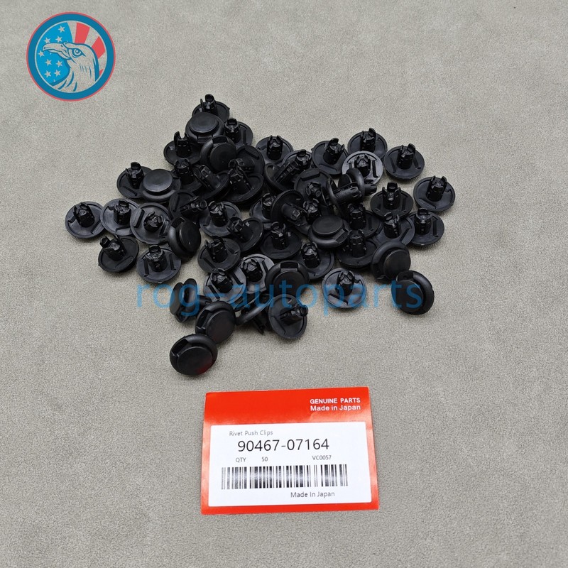OEM ! 50× Fender Splash Shield Clips Push Pin Fastener Retainer For Honda New US