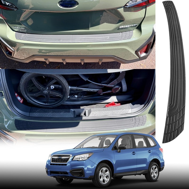 Rear Bumper Protector Universal For Subaru – Trimmable Anti-Scratch PVC Silicone