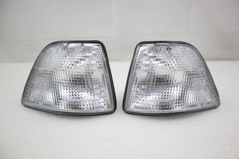 DEPO Euro M3 Clear Corner Signal Lights For 92-99 BMW E36 ti hatchback