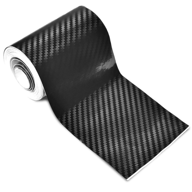 Car Door Protector Sill Scuff Cover Sticker Antiscratch 5D CarbonFiber Strip 7CM