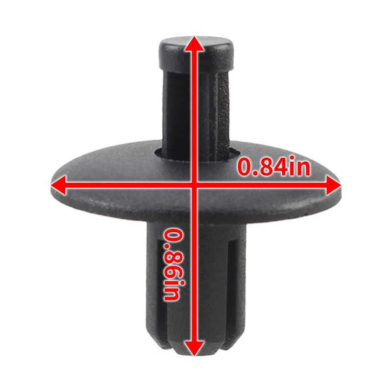 20PCS Rivet Fender Bumper Push-Type Fastener Clips FITS Audi 4D0-807-300 l4 gallery