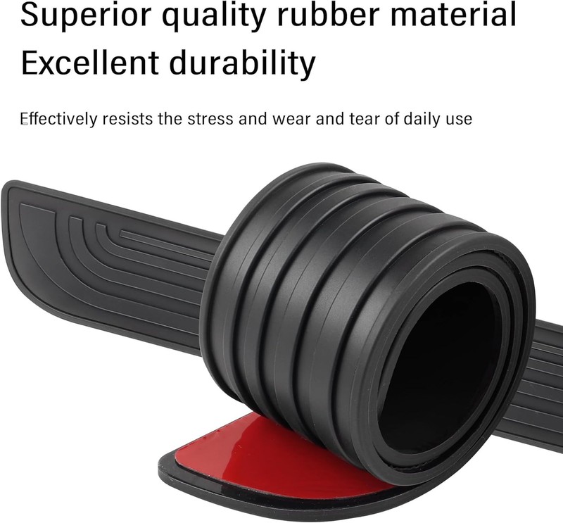 4pcs PVC Soft Rubber For BMW Car SUV Door Scuff Sill Cover Panel Protectors gallery