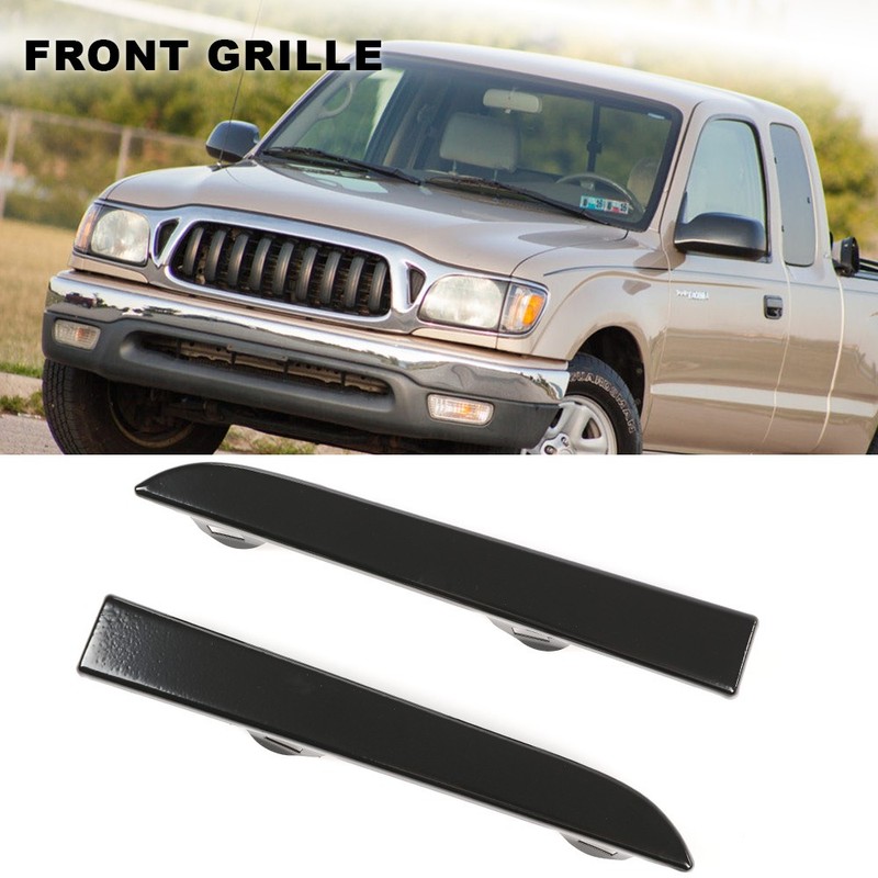 FOR 01-04 2001-2004 TOYOTA TACOMA 2/4WD FRONT BUMPER HEADLIGHT GRILLE FILLER Set