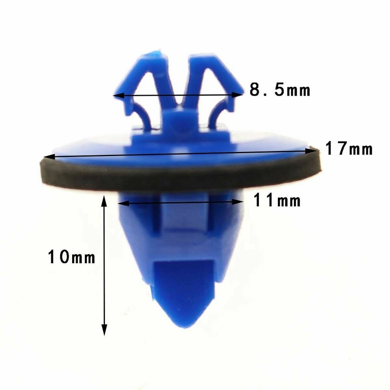 100pcs Orange&Blue Trim Moulding Clips For Toyota 4Runner Sequoia Tacoma gallery
