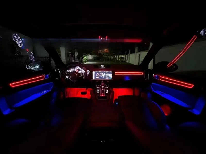 For Porsche Cayenne 2018-2022 64 Colors LED Ambient Light Atmosphere Lamp trim gallery