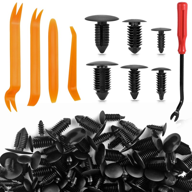 Xislet Christmas Tree Style Fender Retainer Clips 6mm 7mm 8mm 9mm 10mm 11mm U…