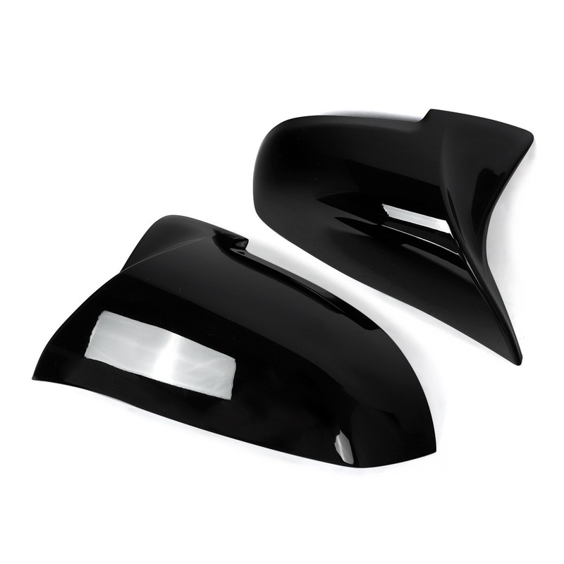 M5 Style Side Mirror Cover Cap For BMW F10 F11 F07 F06 F12 F01 F02 Carbon/Black
