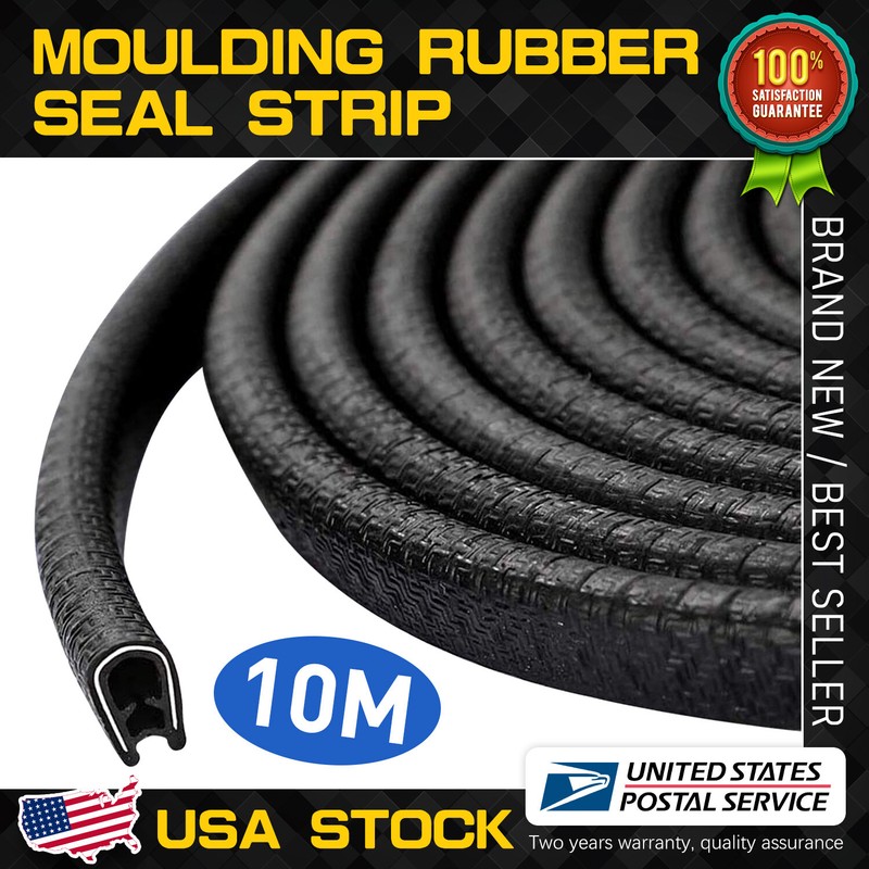 MODIGT 32FT Easy to install durable waterproof rubber edge strip seal for boat