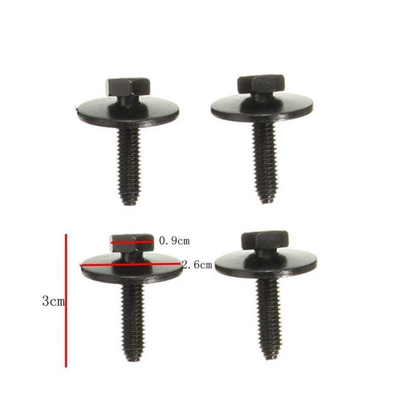 Car Engine Under Body Cover Clips Bumper Fender Mudguard Splash Shield Screw Kit gallery