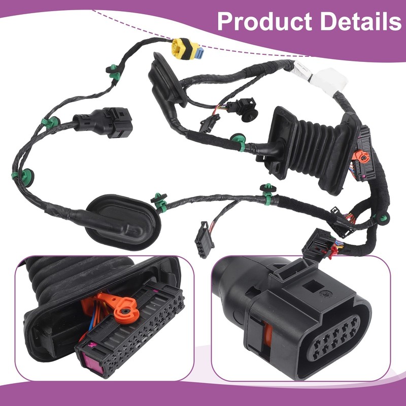 Front Left Wiring Harness for Jetta For Golf MK5 Model Years 2006 to 2010 gallery