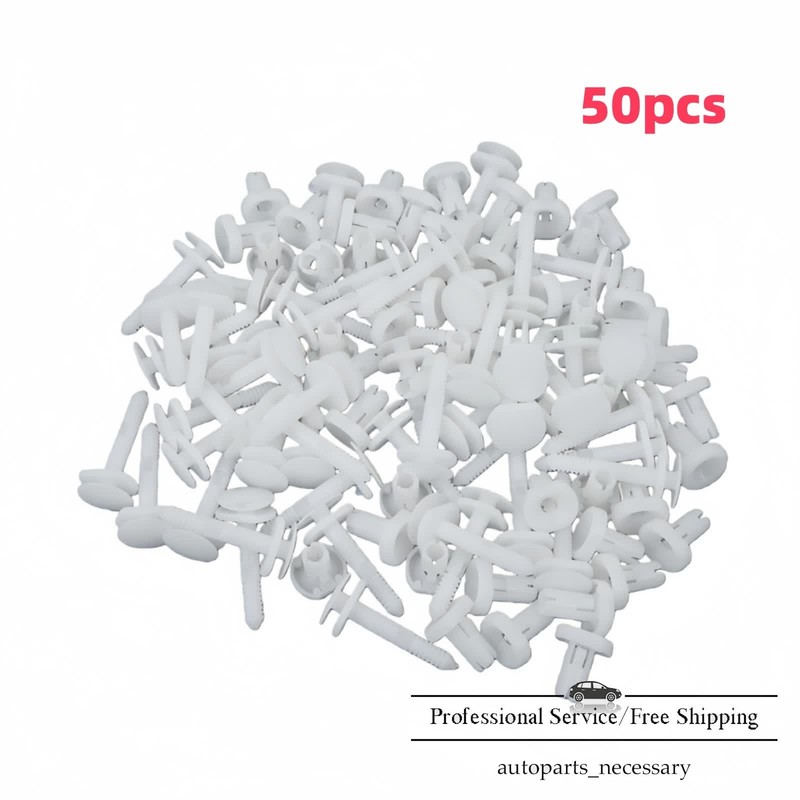 Set of 50 Door Panel Retainer Clips & Fasteners for GMC & Chevrolet & Cadillac