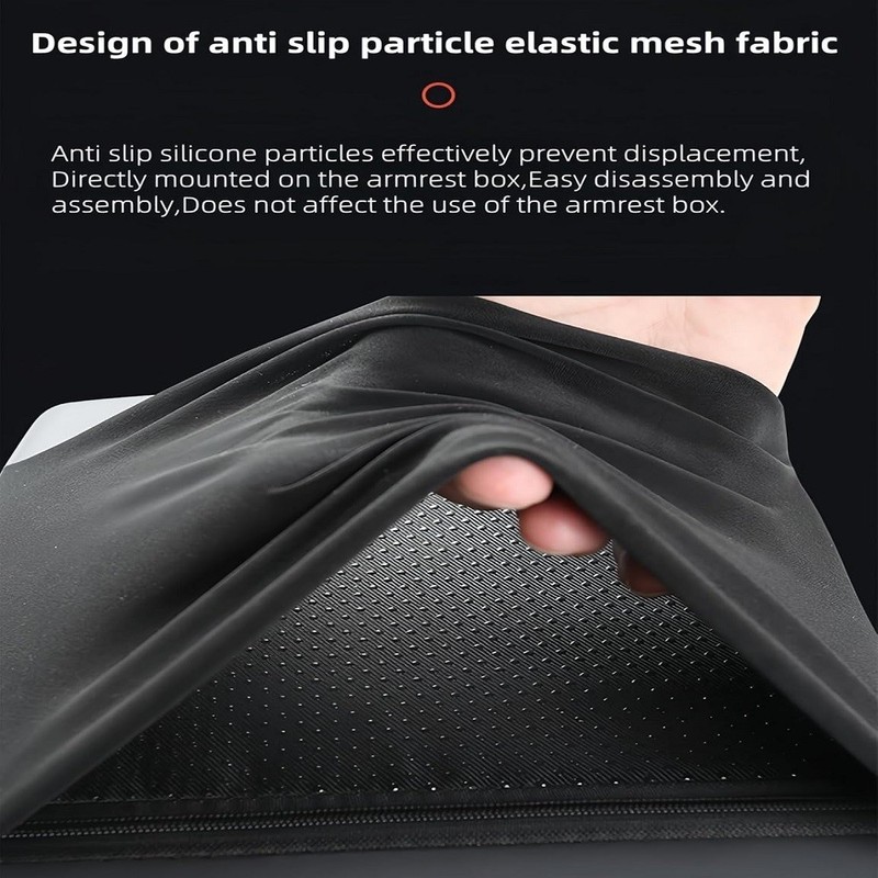 Car Accessories Armrest Cushion Cover Center Console Box Pad Mat with Pocket USA gallery