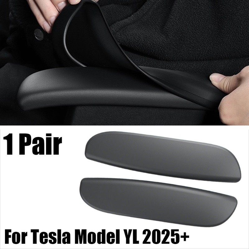 2Pcs/Set Car Interior Handrail Protective Gloves Cover For Tesla Model YL 2025+