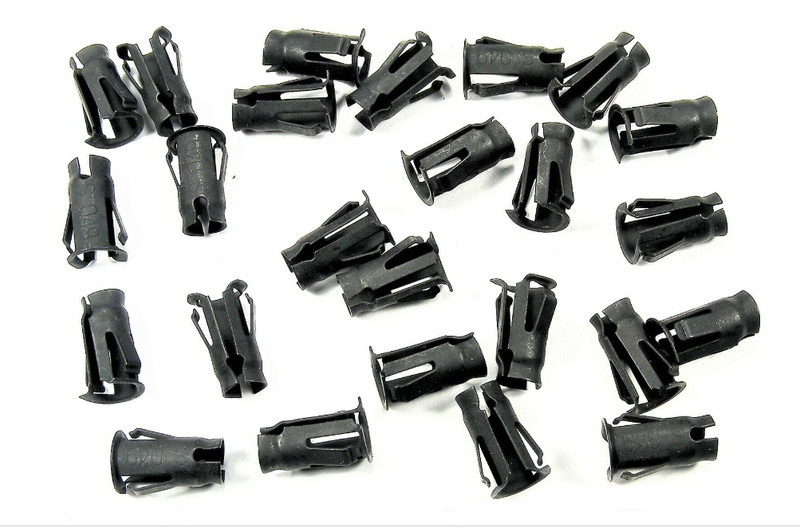 GM Truck Emblem & Trim Barrel Clips- Fits 7/32″ Hole- 3/16″ Stud- 20pcs- #014