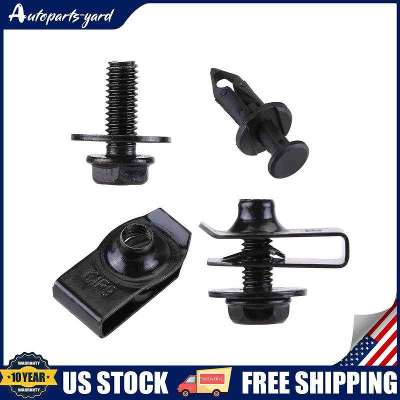 35Pcs Fastener Clip Fit For Honda And Most Of Car Models US Stock gallery
