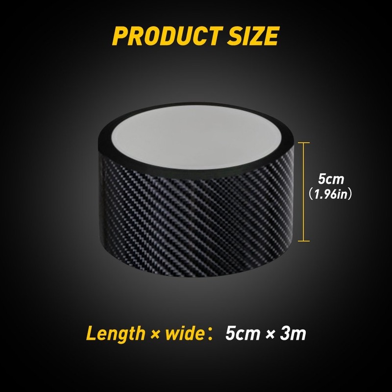 5D Premium Matte or Full Gloss Black Carbon Fiber Vinyl Wrap Sticker Film 10ft gallery