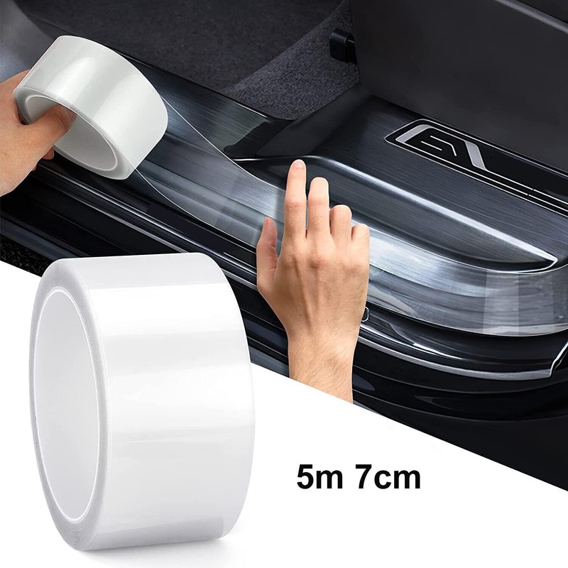 5M*7CM Car Anti-scratch Plate Door Sill Scuff Sticker Cover Body Protector gallery