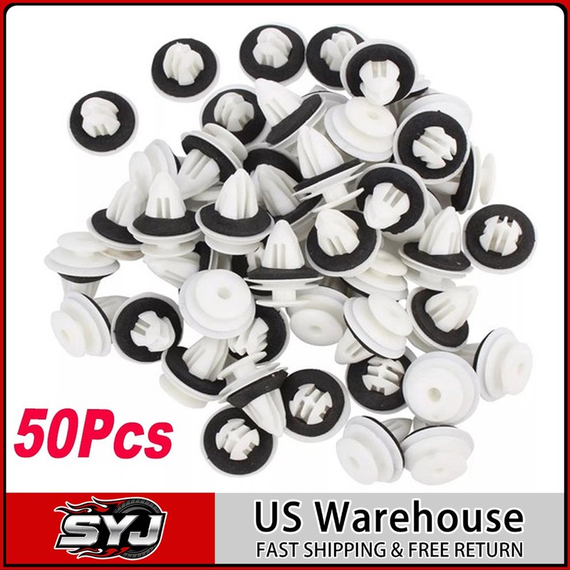 50Pcs Door Trim Panel Retainers Clips Fits For Toyota Lexus 90467-09206 US