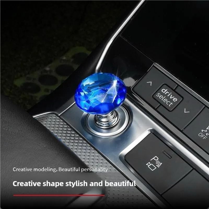 High-Quality Metal Start Button Rocker with Decorative Diamond Finish gallery