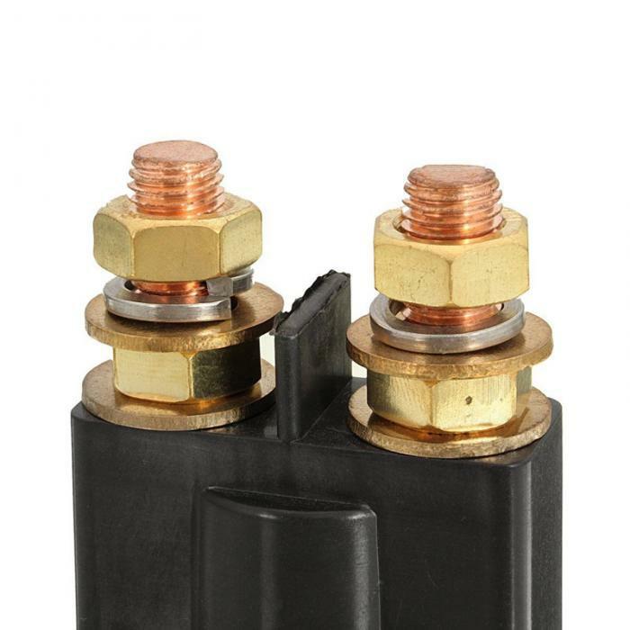 Car Dual Battery Isolator Relay Start On/Off Auto Power Switch 500A AMP 4 Pins gallery